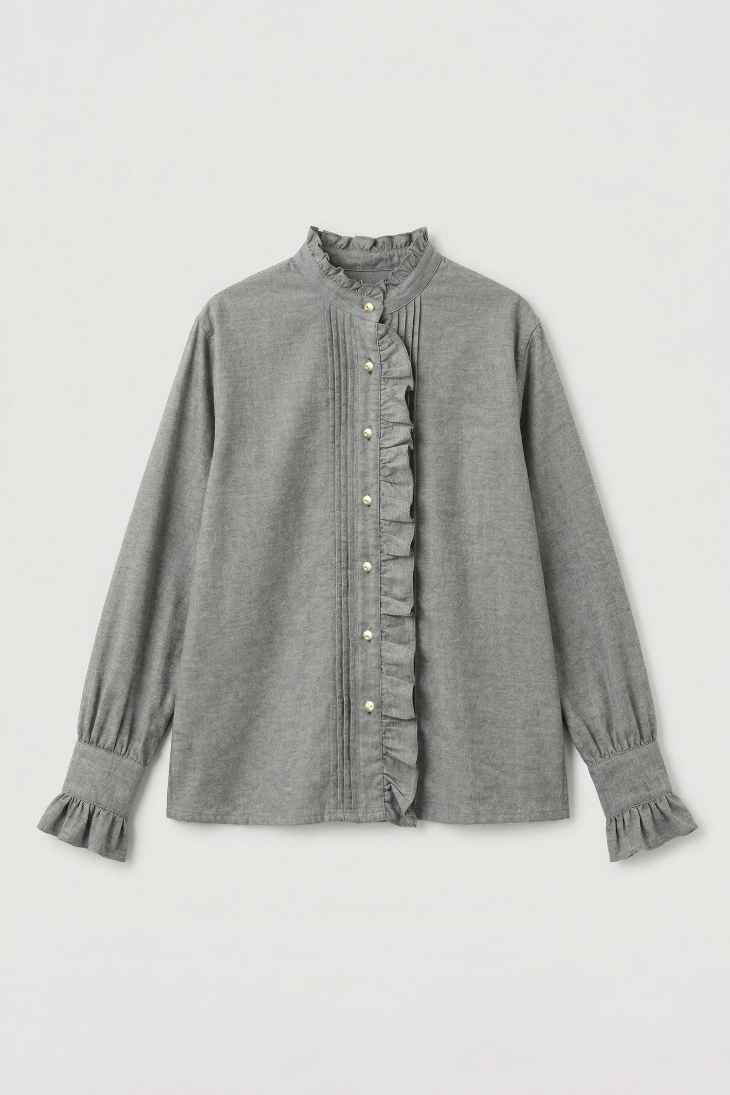 Main | Women｜Maison Pintuck 荷葉細摺襯衫 | 長袖細摺 拼接  | 100%有機棉