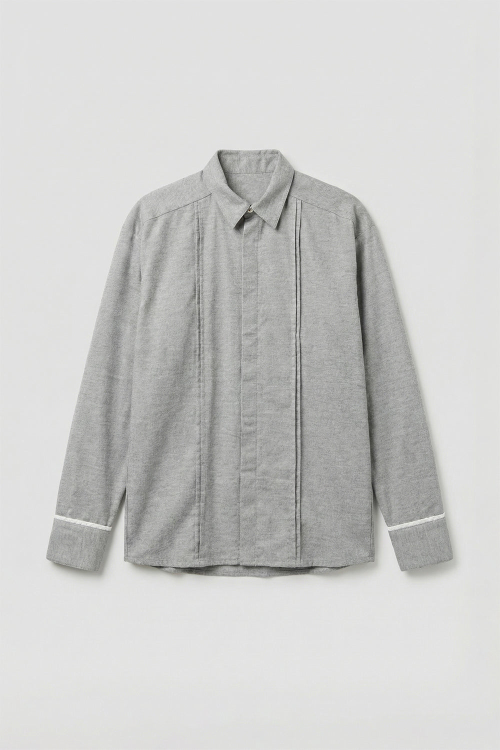 Main｜Men｜Monsieur 立體細摺襯衫襯衫