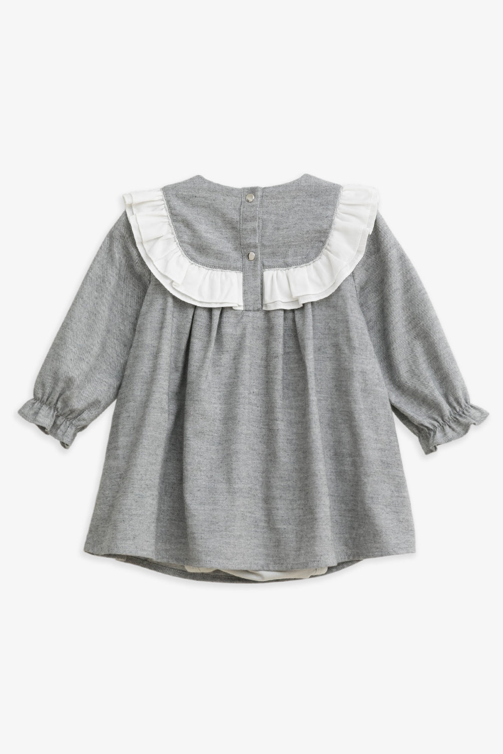 Main | 幼兒 Little Wishes 荷葉領金蔥蝴蝶結刺繡有機棉長袖洋裝