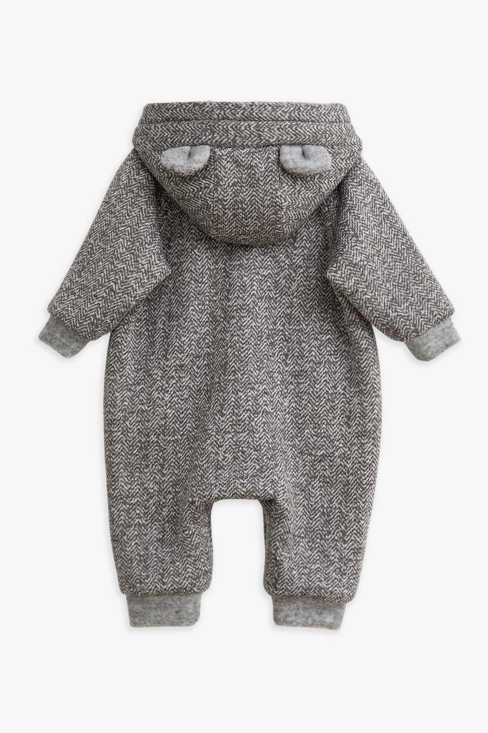 Luxury | 幼兒 Bear Hug 立體熊耳連帽雙拉鍊長袖連身兔裝