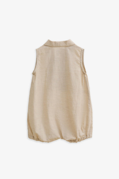 Main | Toddler Formal Wear Series - Bunny Jumpsuit with Loofah Collar | Formal Occasions | 100% Organic Cotton