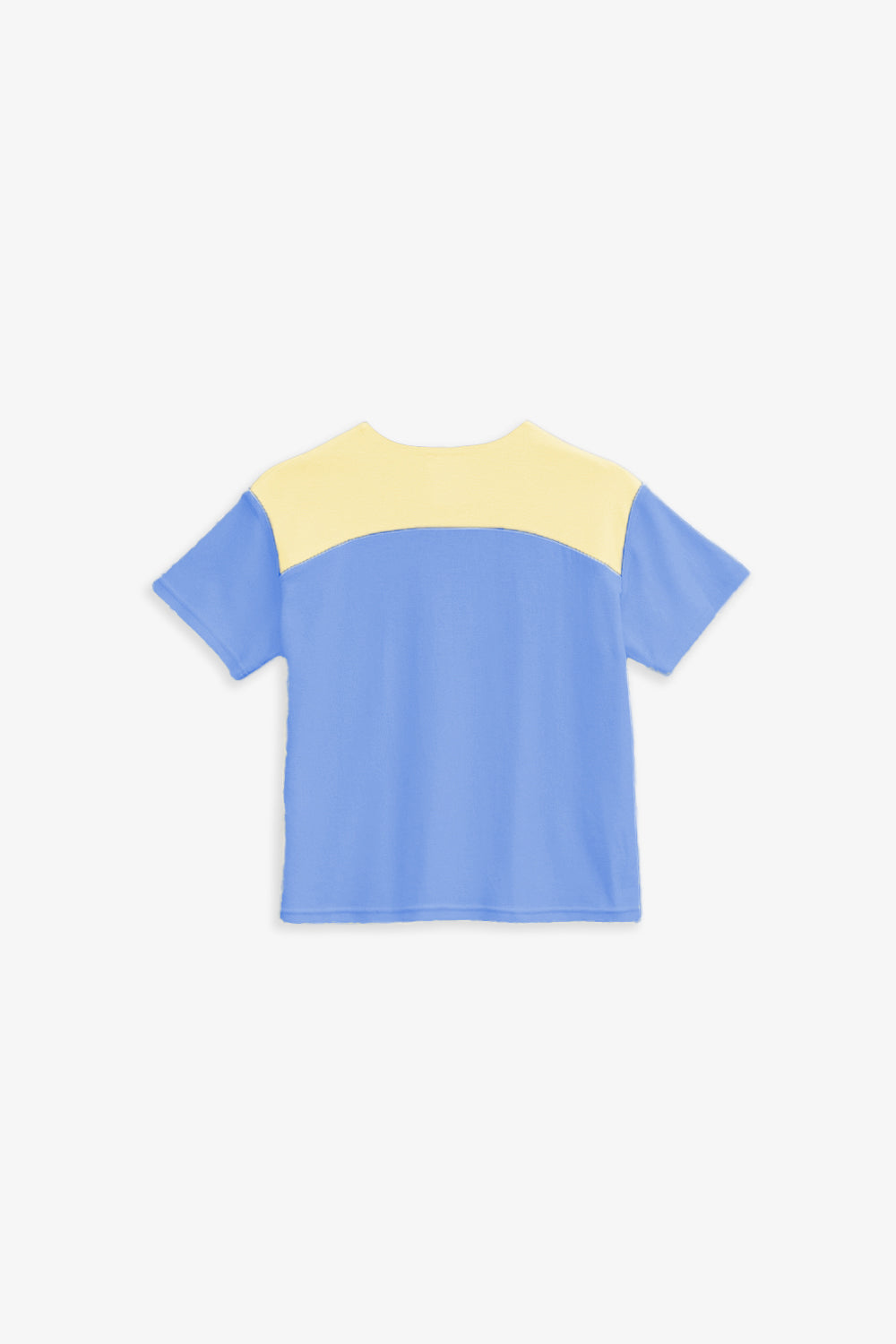 【預購】Main | 男童 Modern 拼接LOGO刺繡 立體剪裁T-shirt 上衣 | 100％有機棉