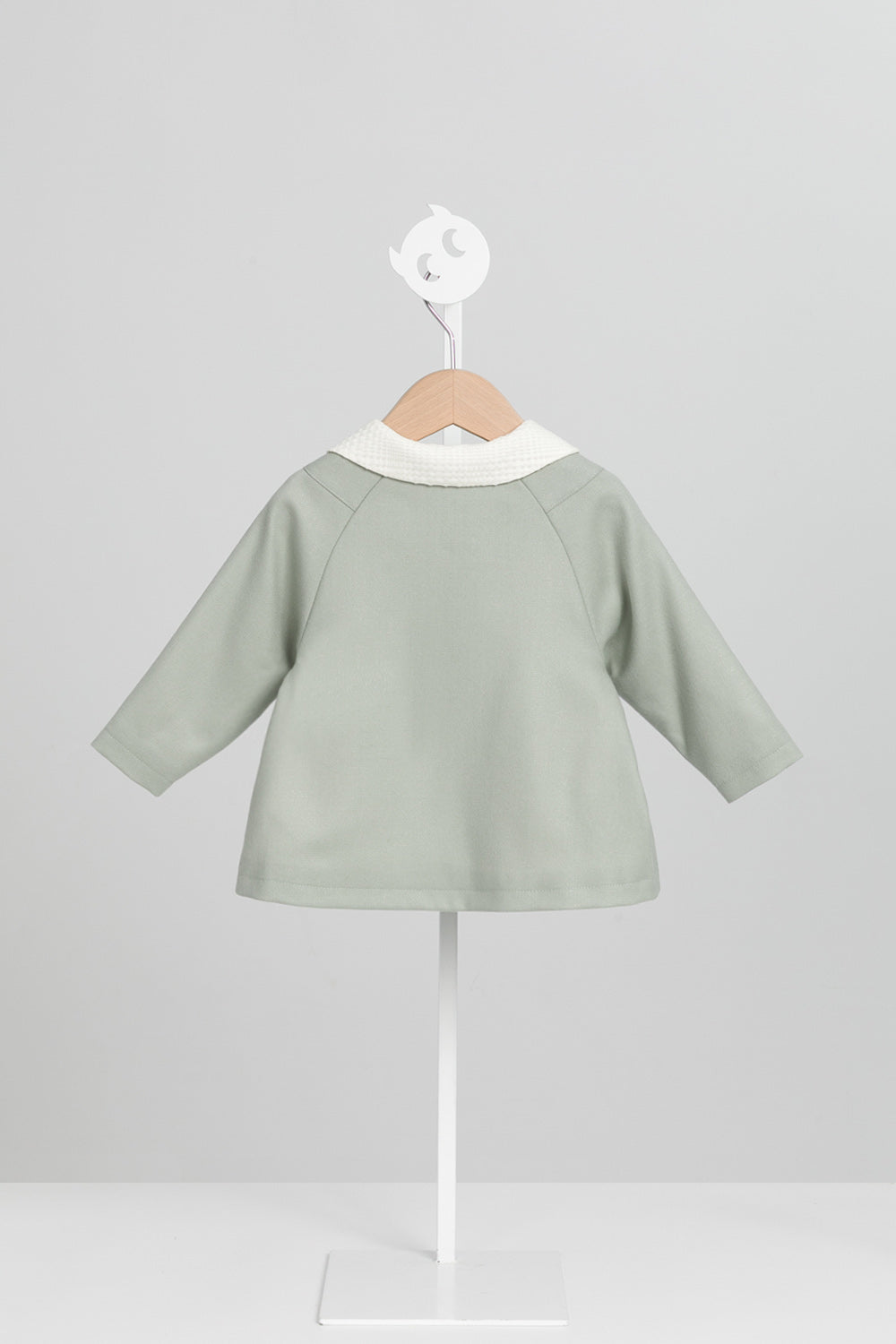 Luxury | 幼兒 Colette羊毛外套 | 長袖蝴蝶結 蝴蝶領 格紋