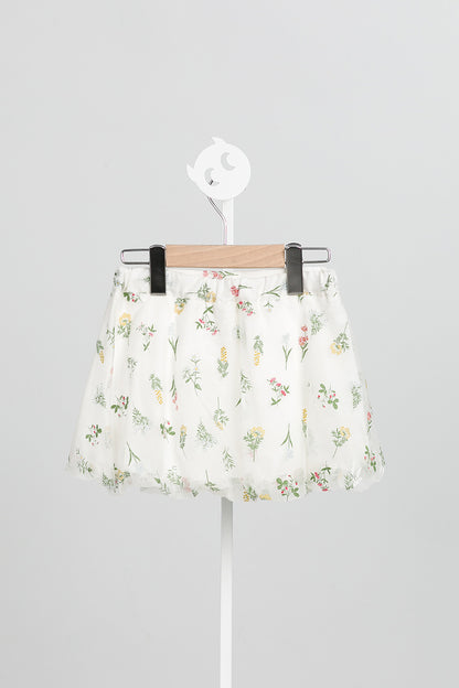 【預購】Luxury | 女童 Flutter Flora小蓬裙 | 花朵 花苞下擺