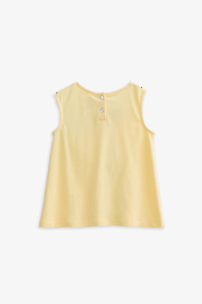 Main | Toddler Ribbon Bow Top | Bow | 100% organic cotton