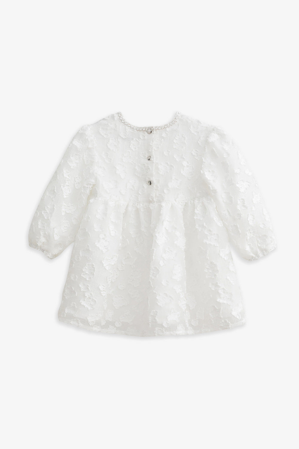 Luxury | 幼兒 Daisy Cloud 立體雲朵紋理蓬鬆長袖洋裝