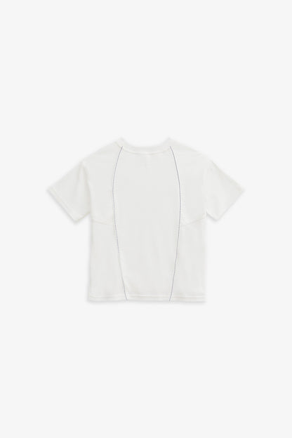 【預購】Main | 男童 Clean Cut 立體線條設計 小精靈 Logo運動風T-shirt 上衣 | 100% 有機棉