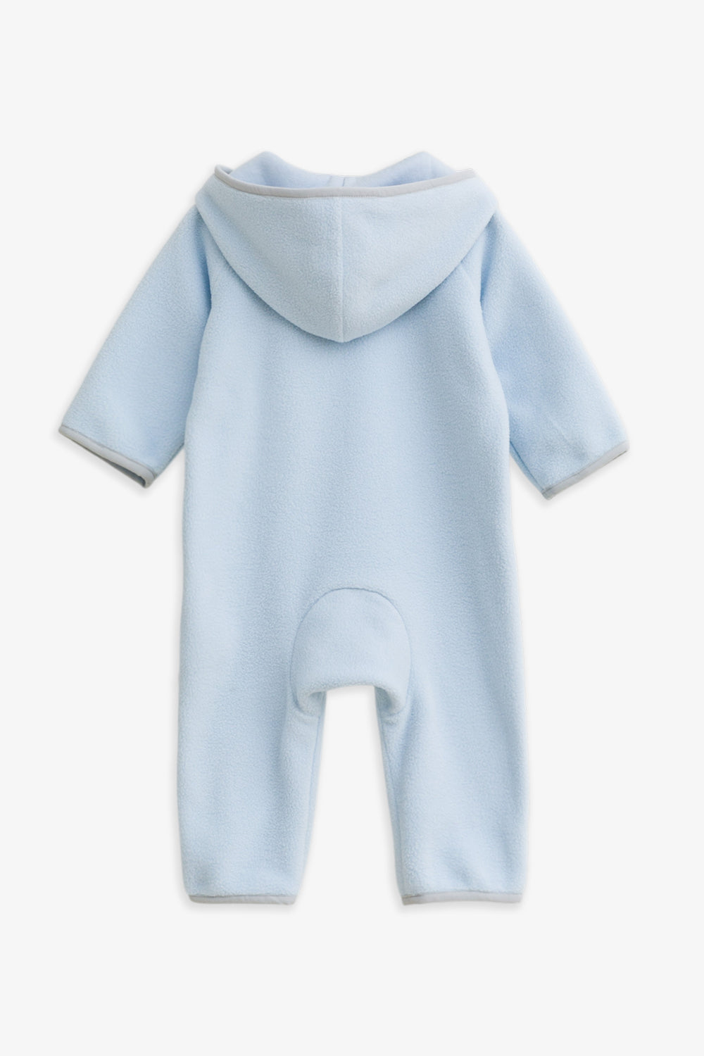 Luxury | 幼兒 Little Hopper 連帽斜開雪狼足跡刺繡長袖連身兔裝