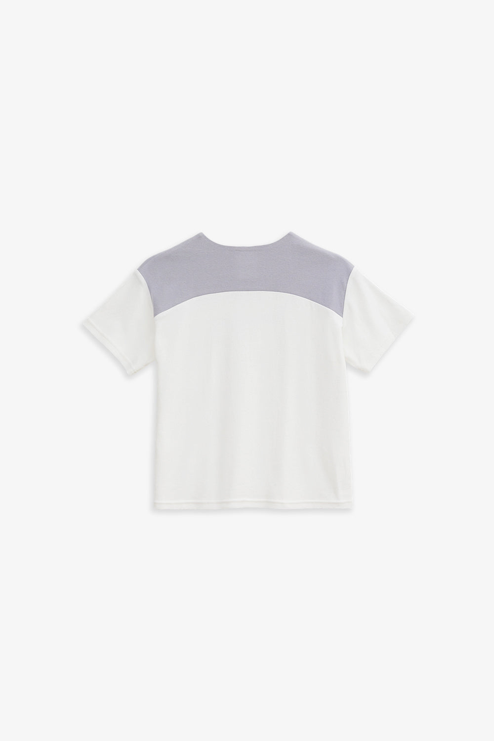 【預購】Main | 男童 Modern 拼接LOGO刺繡 立體剪裁T-shirt 上衣 | 100％有機棉