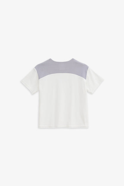 【預購】Main | 男童 Modern 拼接LOGO刺繡 立體剪裁T-shirt 上衣 | 100％有機棉
