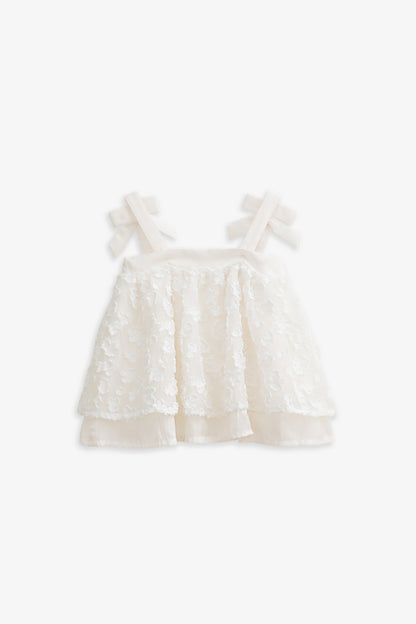 Luxury | 幼兒 Aurore 蝴蝶結雲朵吊帶洋裝