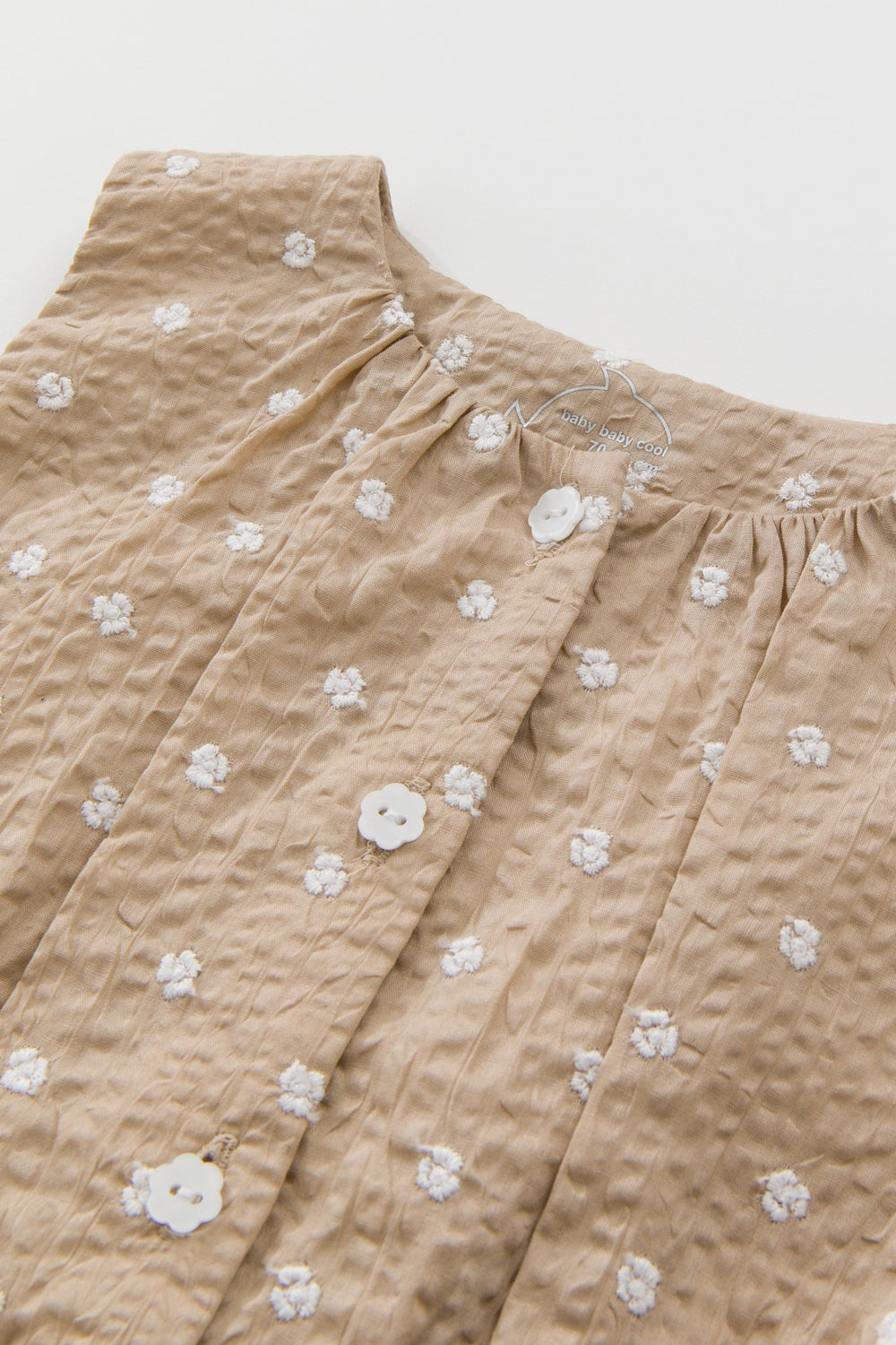Luxury | 幼兒 Meadow 荷葉花朵刺繡上衣