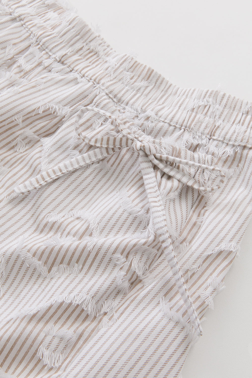 Luxury | 女童 Soft Glow 蝴蝶結綁帶設計立體提花織紋褲裙
