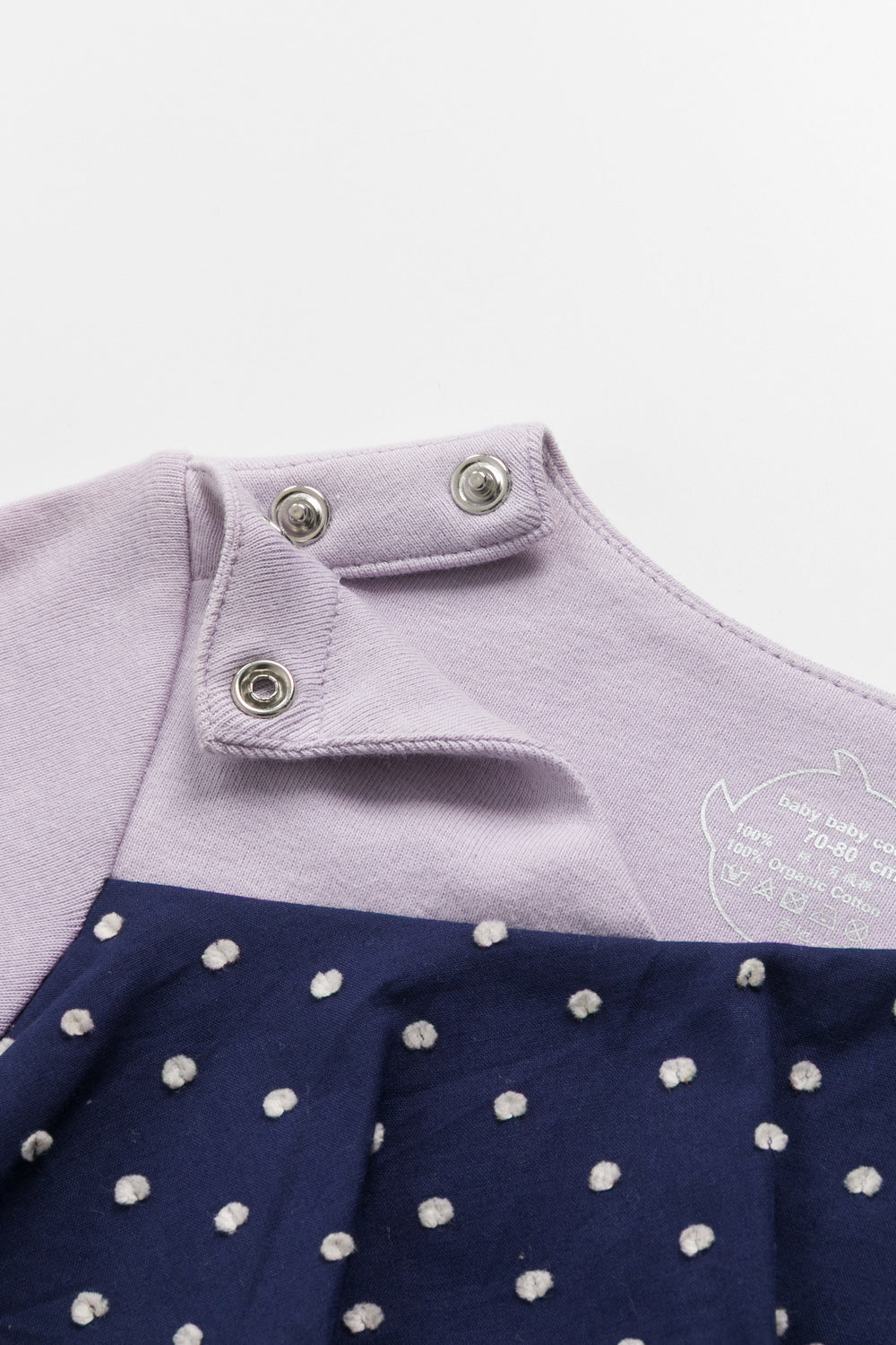 Main | 幼兒 | Twilight荷葉包屁衣 | 長袖荷葉 斜裁 緞帶 | 100%有機棉