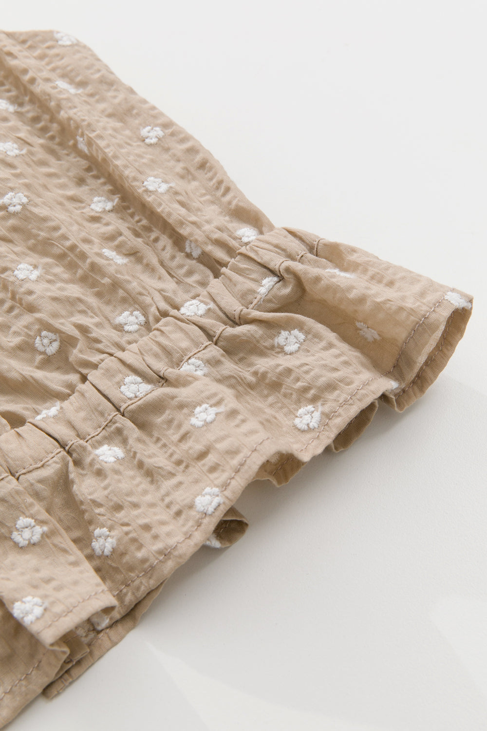Luxury | 幼兒 Meadow 荷葉花朵刺繡上衣