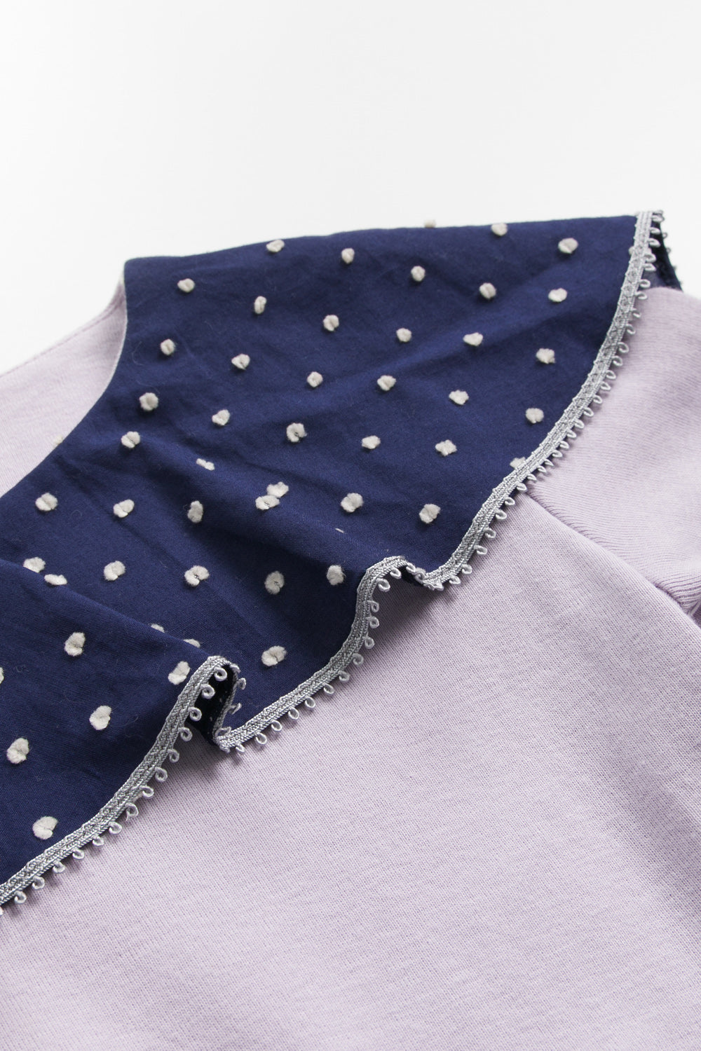 Main | 幼兒 | Twilight荷葉包屁衣 | 長袖荷葉 斜裁 緞帶 | 100%有機棉