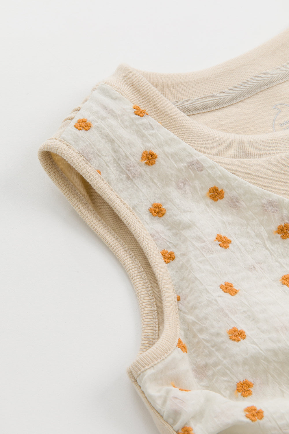 【預購】Luxury | 女童 Mini Fleur 立體扭結造型背心上衣