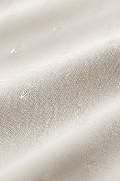 Luxury | 女童 Winter Blossom 金蔥雪紡蝴蝶結領長袖上衣