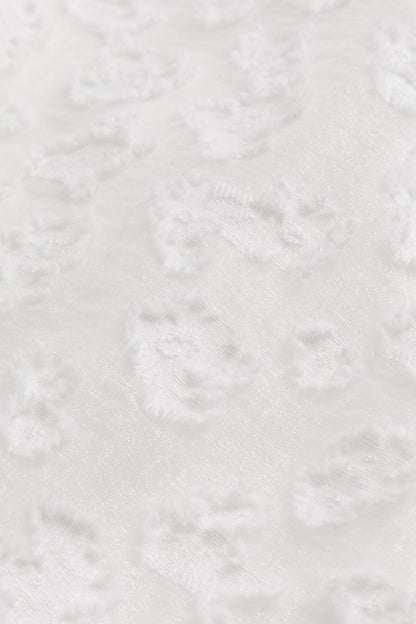 Luxury | 女童 Daisy Cloud 立體雲朵紋理大荷葉長袖洋裝