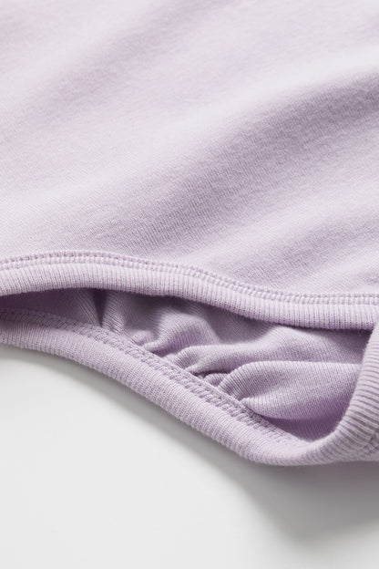 Main | 幼兒 | Twilight荷葉包屁衣 | 長袖荷葉 斜裁 緞帶 | 100%有機棉