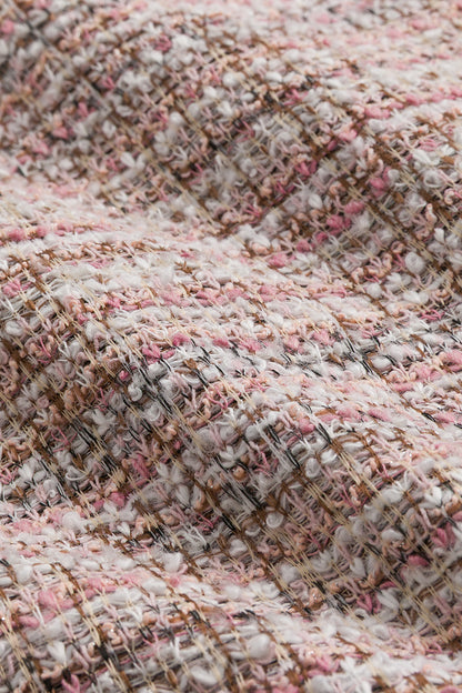 【預購】Luxury | 女童 Frosted Knit背心洋裝 | 無袖毛呢拼接 荷葉 小圓領