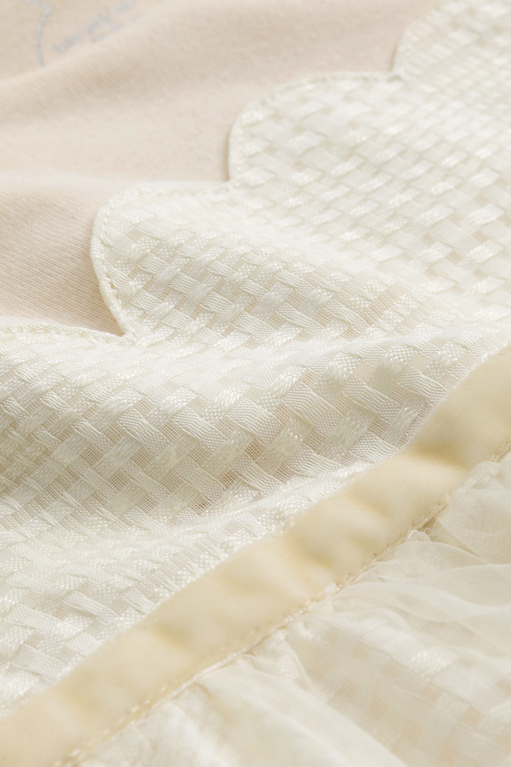 Luxury | 幼兒 Tulle Tale包屁洋裝 | 長袖花瓣 蝴蝶結 多層次