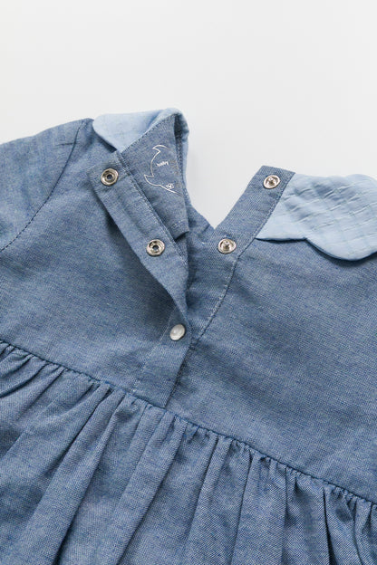 Main | 幼兒 Flutter蝴蝶領包屁洋裝 | 長袖蝴蝶領 荷葉 波浪 | 100%有機棉