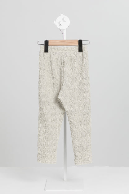 【預購】Luxury | 女童 Snow Puff內搭褲 | 細摺 紋理面料