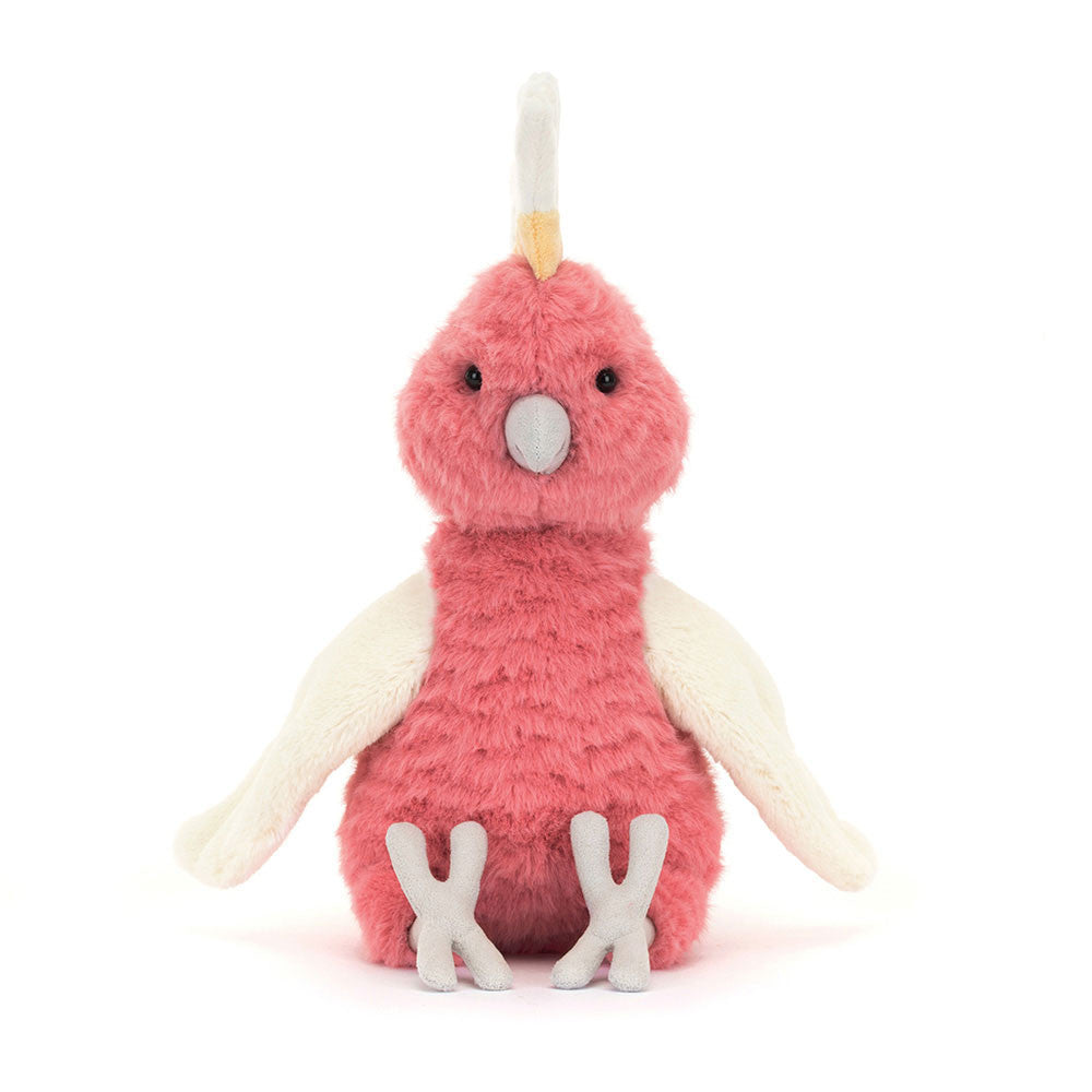 Jellycat | Squawkatoo 粉紅鳳頭鸚鵡