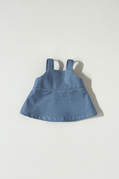 Jellycat | 玩偶衣 有機棉-刺繡吊帶裙 |