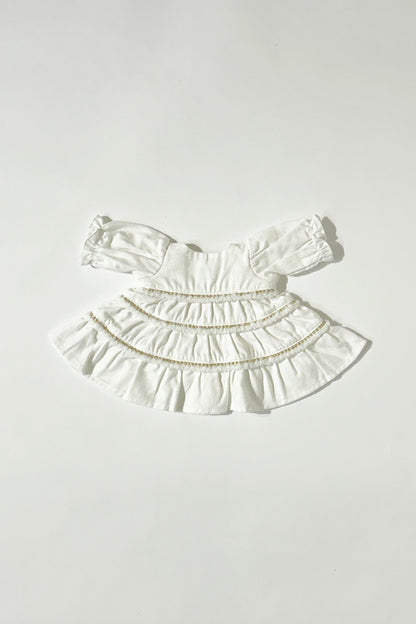 Jellycat | Doll Clothes Brush Painting Rippled Dress