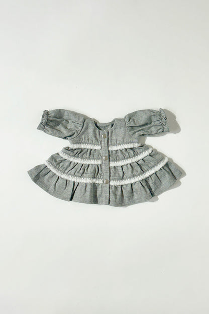 Jellycat | Doll Clothes Brush Painting Rippled Dress