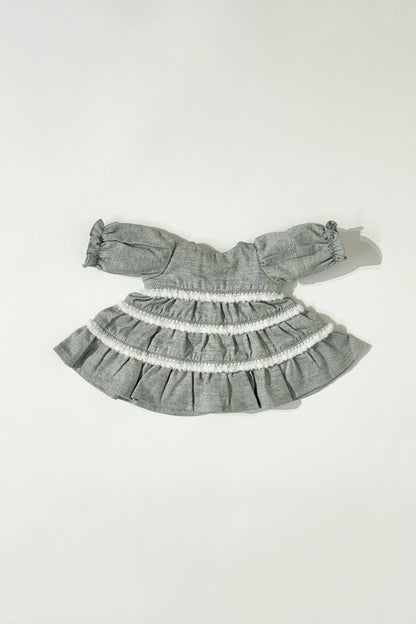 Jellycat | Doll Clothes Brush Painting Rippled Dress