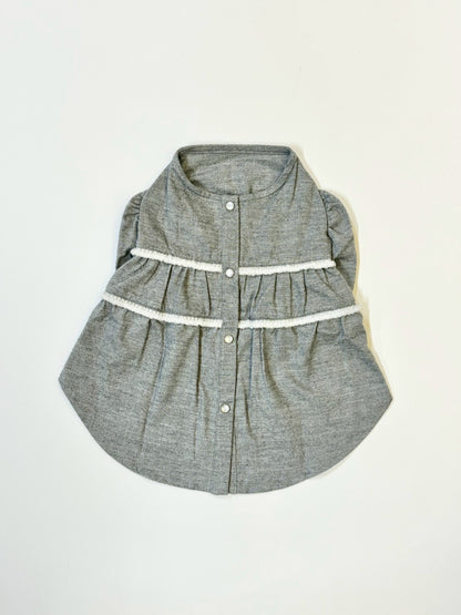 Main｜Tiny Twirl 蛋糕洋裝 寵物衣 ｜ 100%有機棉