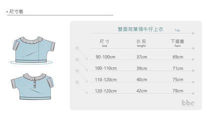 Main | 女童 雙面荷葉領牛仔上衣 | 荷葉 | 100% 有機棉