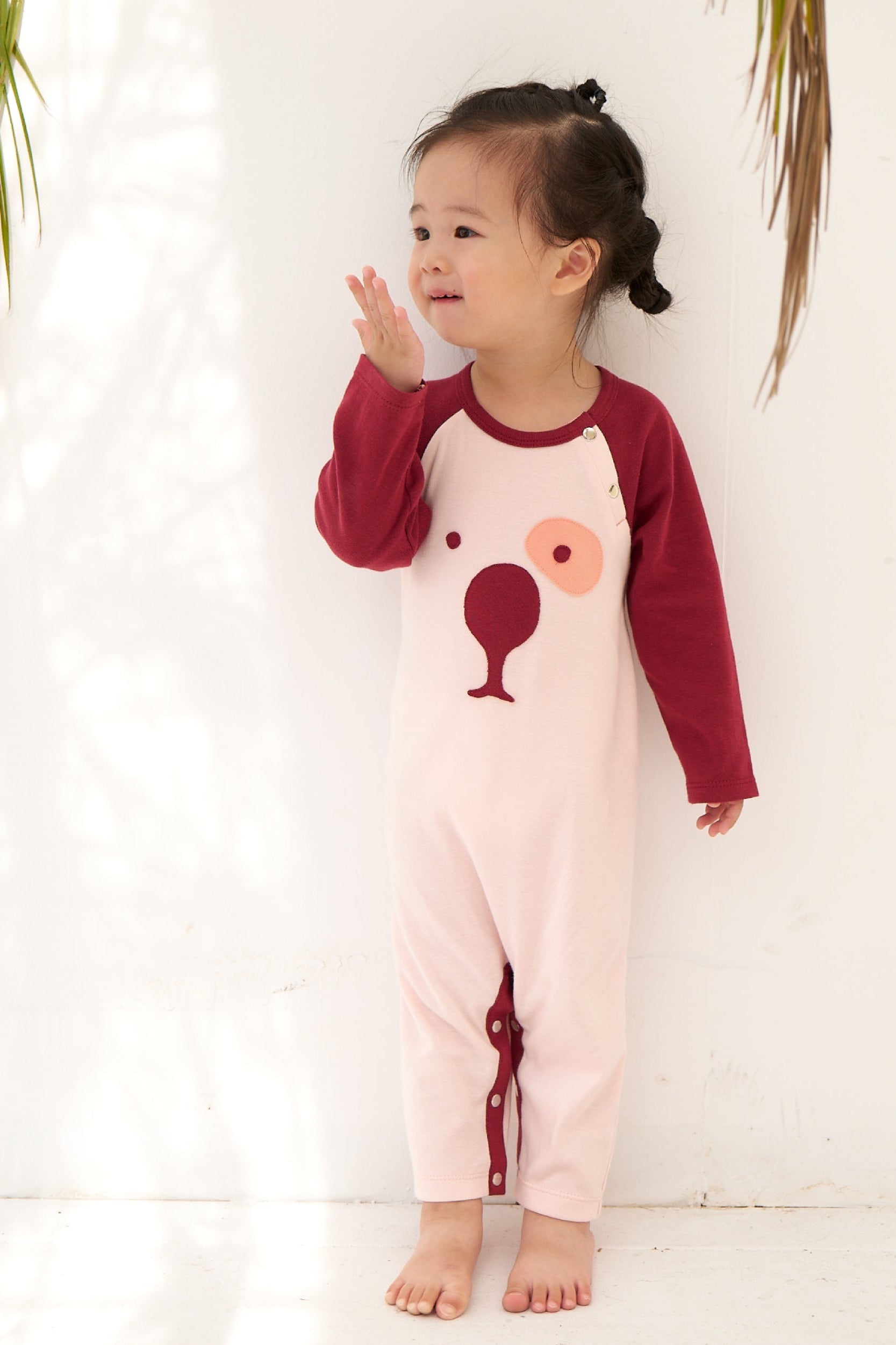 Main | Happy Face Series for Toddlers: Happy Big Nose Dog Bunny Costume | Animal Face | 100% Organic Cotton