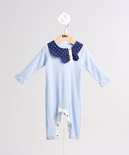 Pop butterfly collar jumpsuit rabbit suit