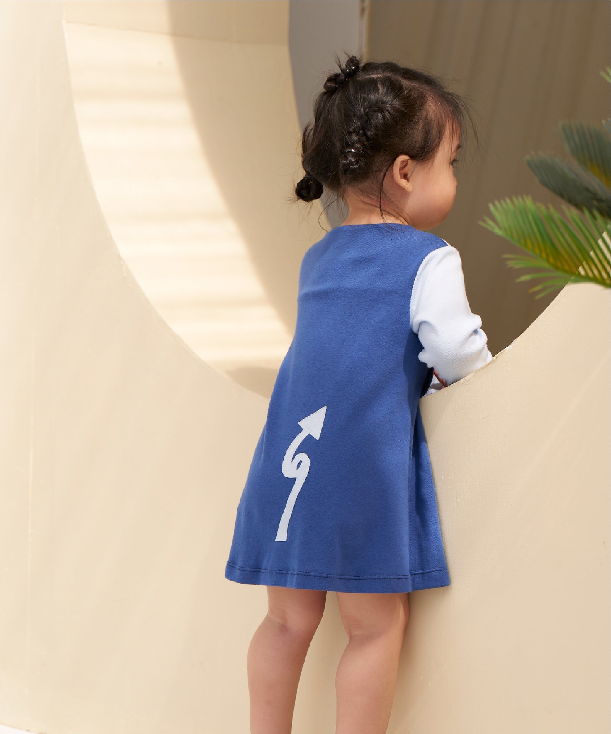 Main | Toddler elf dress with 3D ears | elf logo | 100% organic cotton