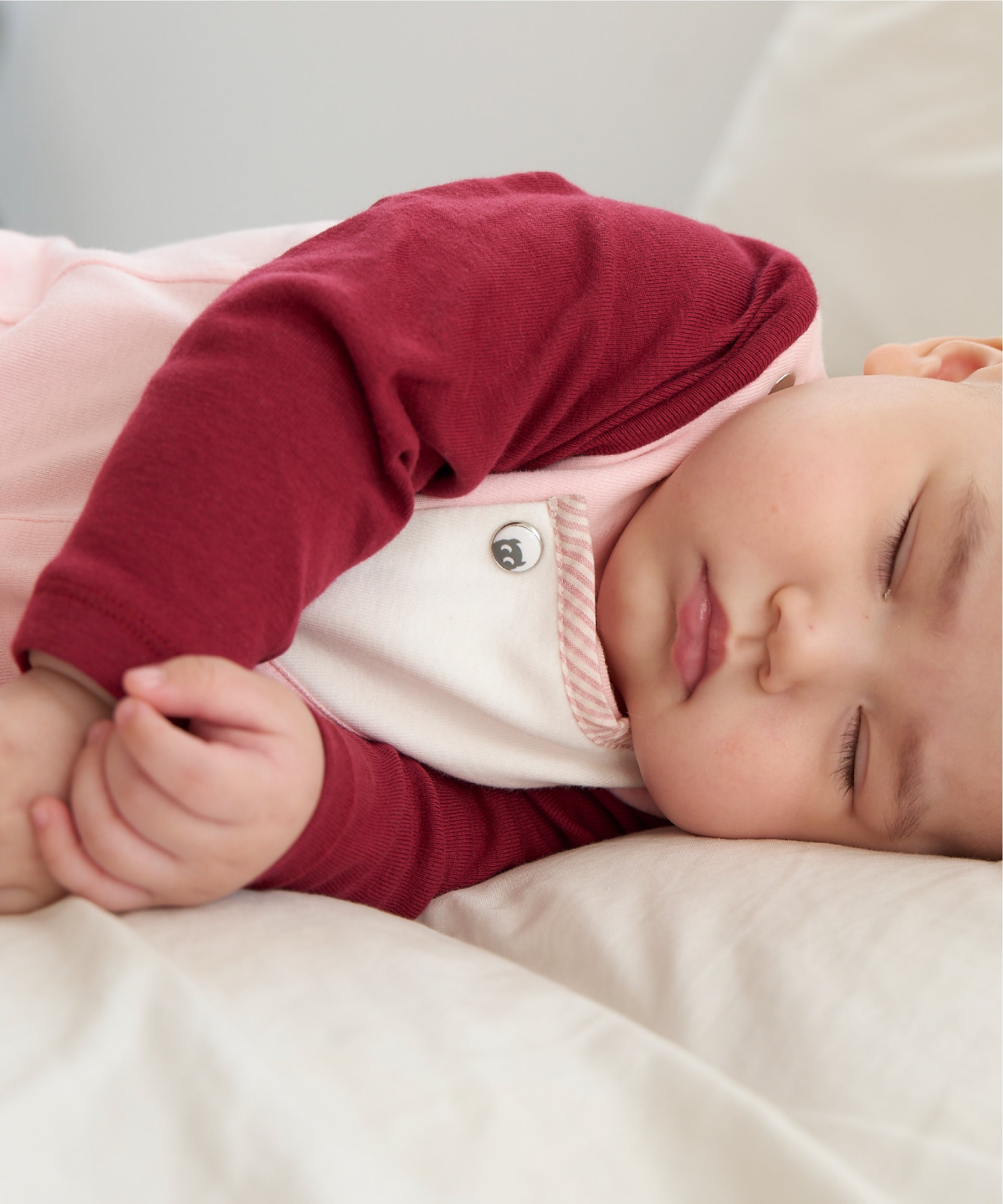 Main | Toddler Bermuda Lapel Bodysuit | Paneled | 100% organic cotton
