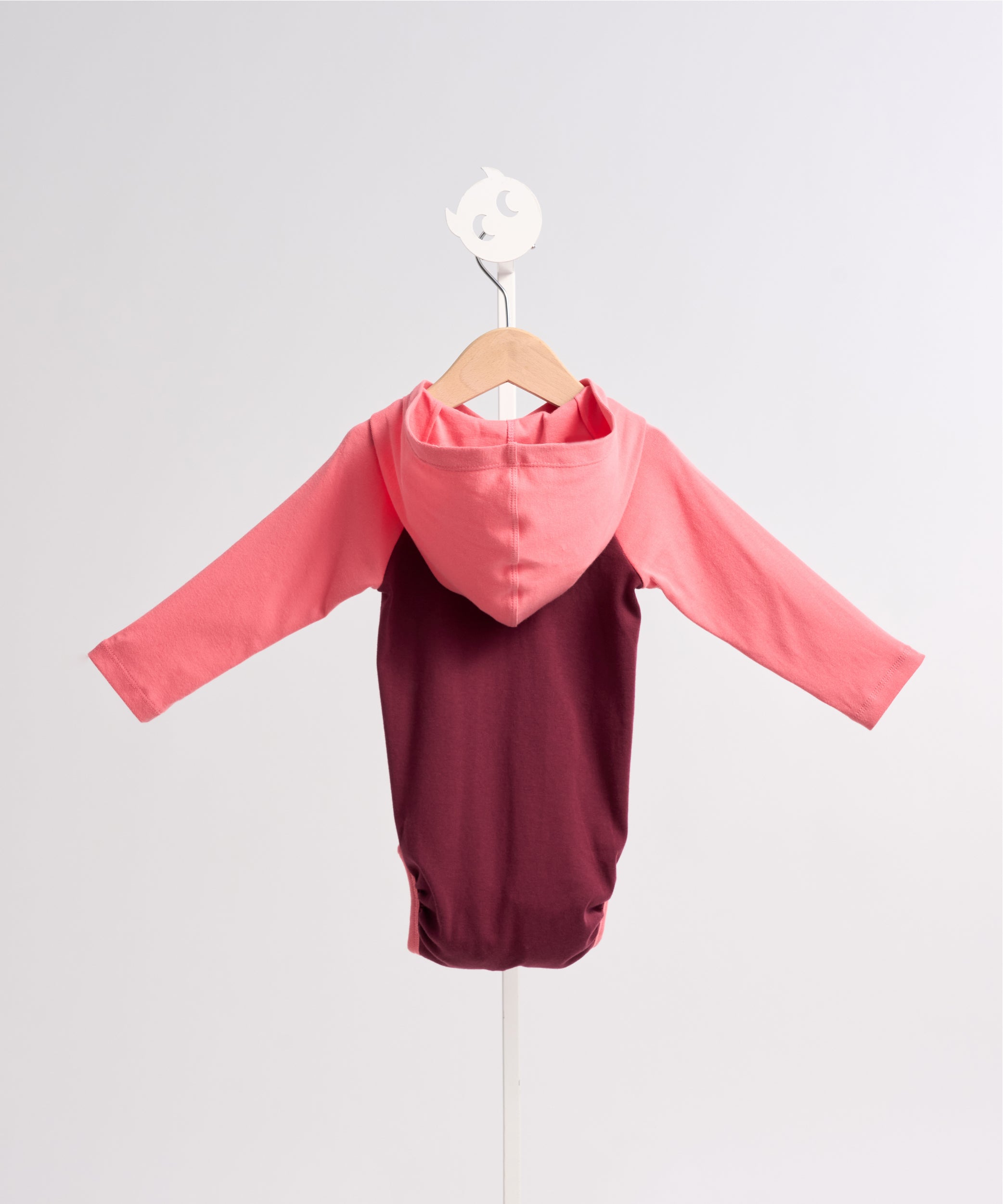 Main | Toddler Flow Patchwork Hooded Bodysuit | Patchwork | 100% organic cotton