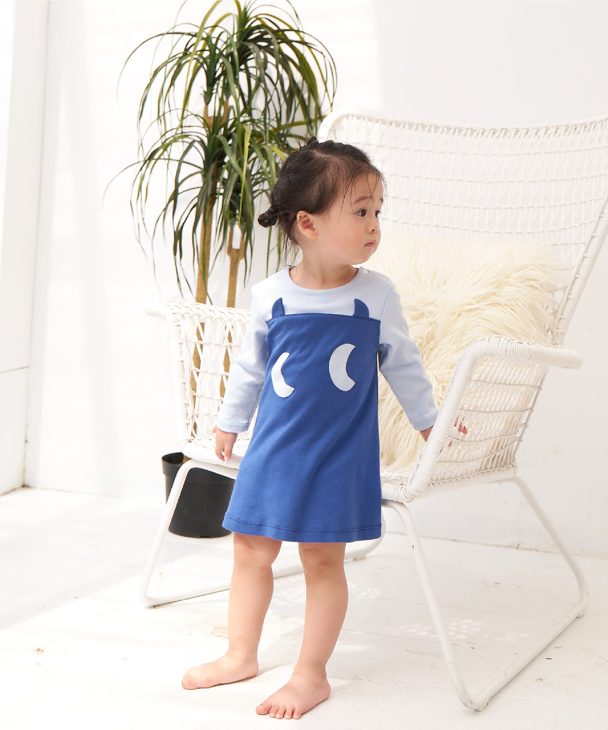 Main | Toddler elf dress with 3D ears | elf logo | 100% organic cotton