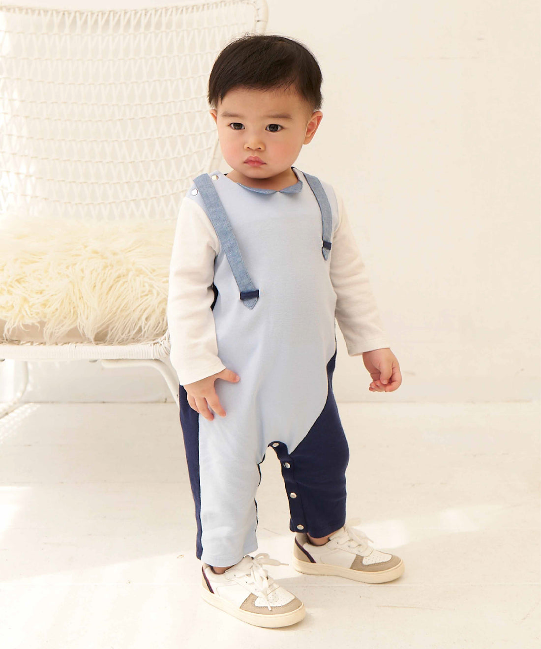 boss small suspender jumpsuit rabbit suit