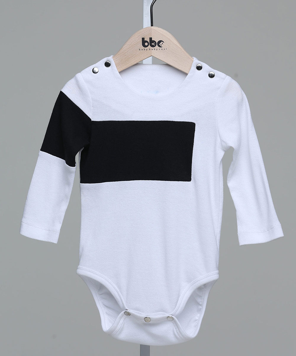 Main | Toddler geometric patchwork bodysuit | patchwork | 100% organic cotton
