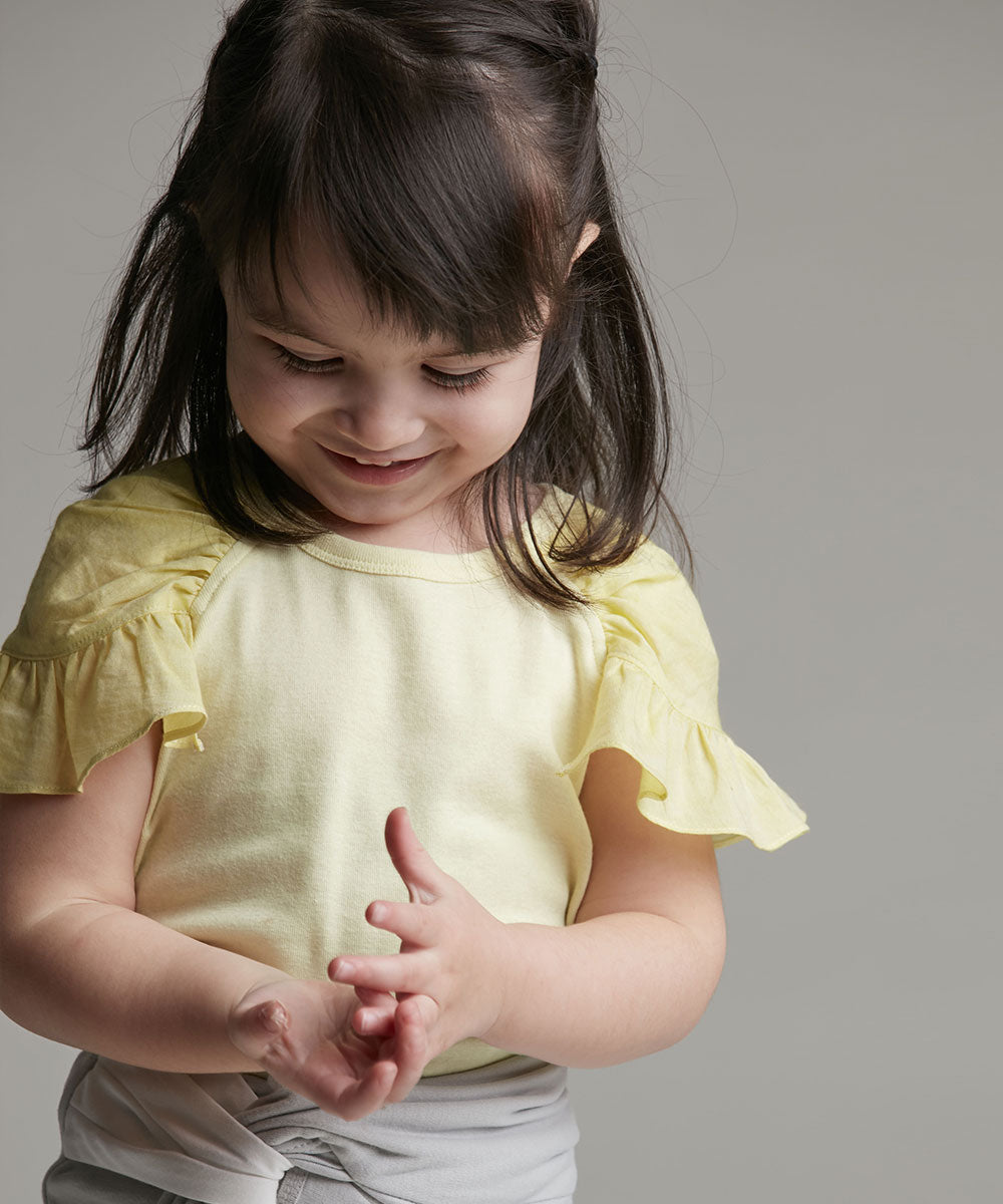 Main | Girls Angel Top | Paneled | 100% organic cotton