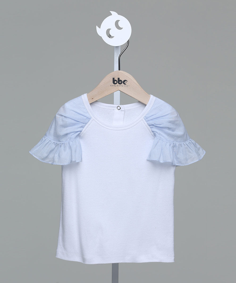 Main | Girls Angel Top | Paneled | 100% organic cotton