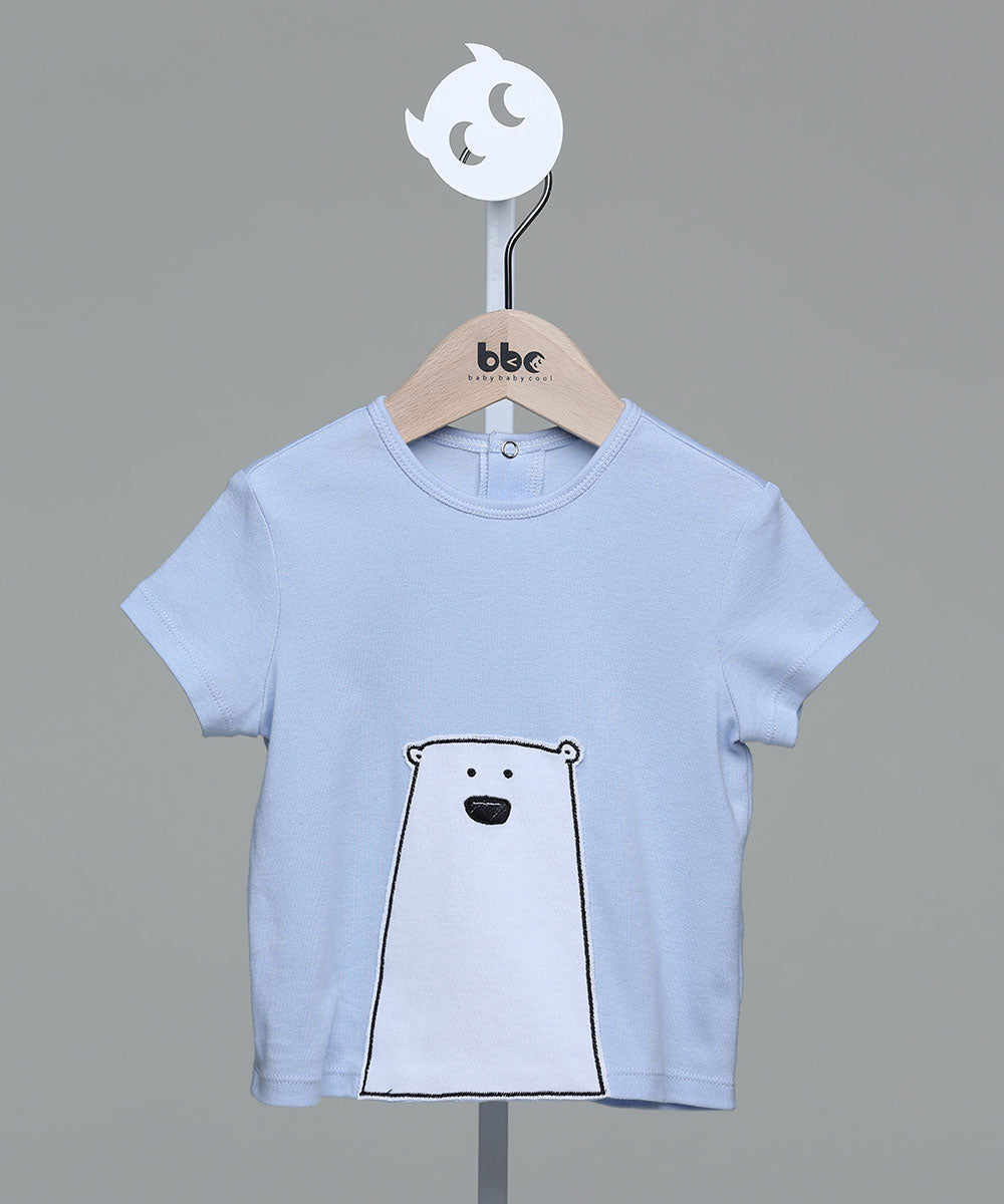 Main | Boys Polar Bear Top | Animal Face | 100% Organic Cotton