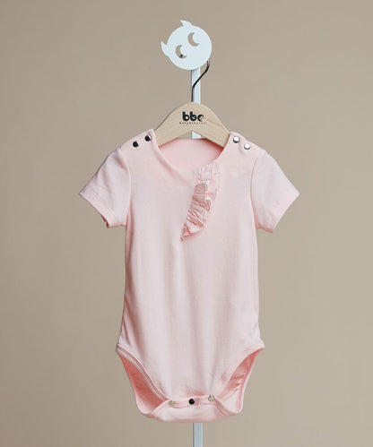 Main | Toddler ruffled front bodysuit | ruffled waves | 100% organic cotton