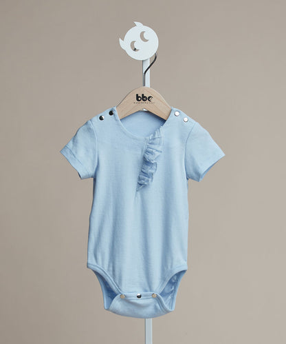 Main | Toddler ruffled front bodysuit | ruffled waves | 100% organic cotton