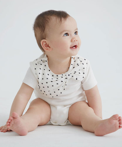 Main | Toddler Hepburn Series - Scarf Bodysuit | Bow | 100% organic cotton