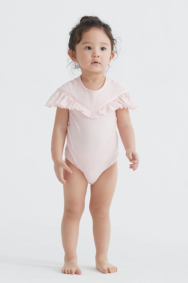 Main | Toddler 3D Lotus Sleeve Bodysuit | Lotus Leaf | 100% organic cotton